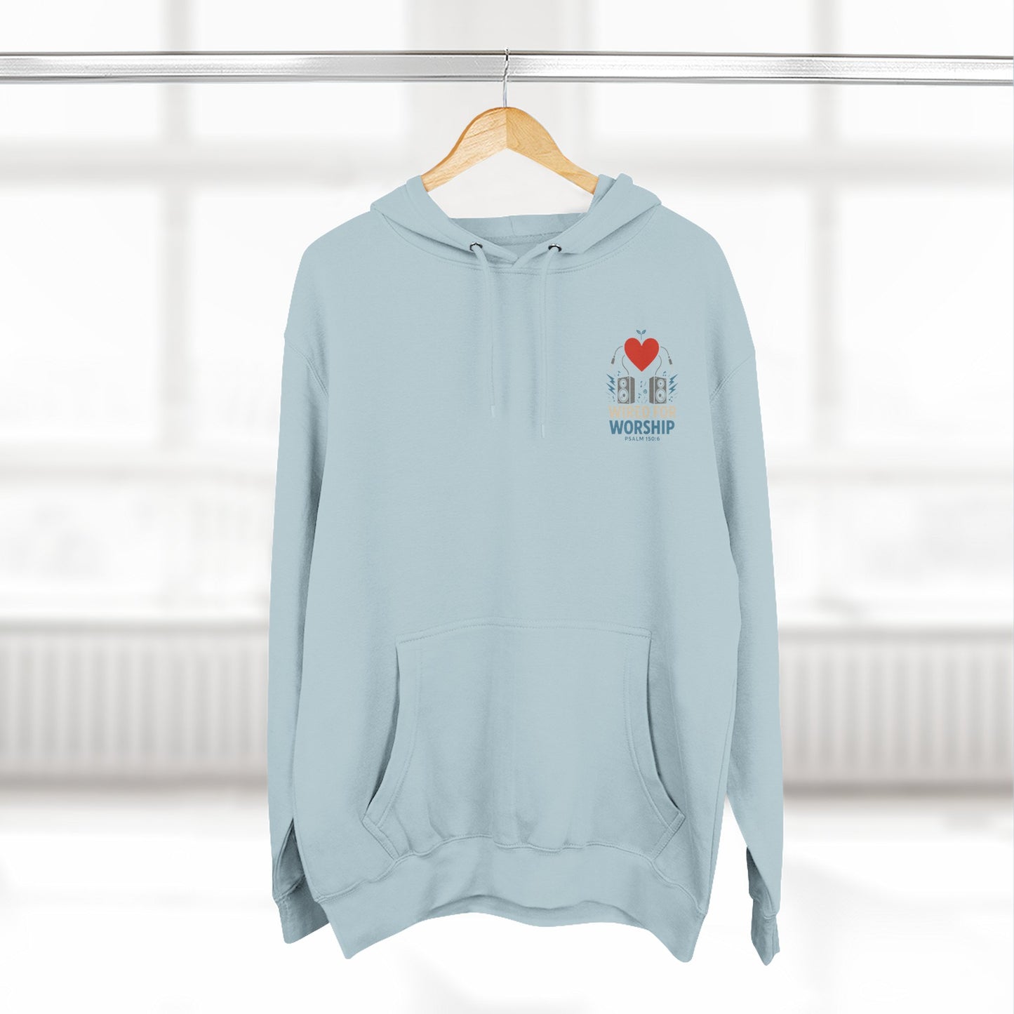 Worship Hoodie, Faith-Based Pullover, Religious Gift, Inspirational Apparel, Church Outfit, Christian Wear