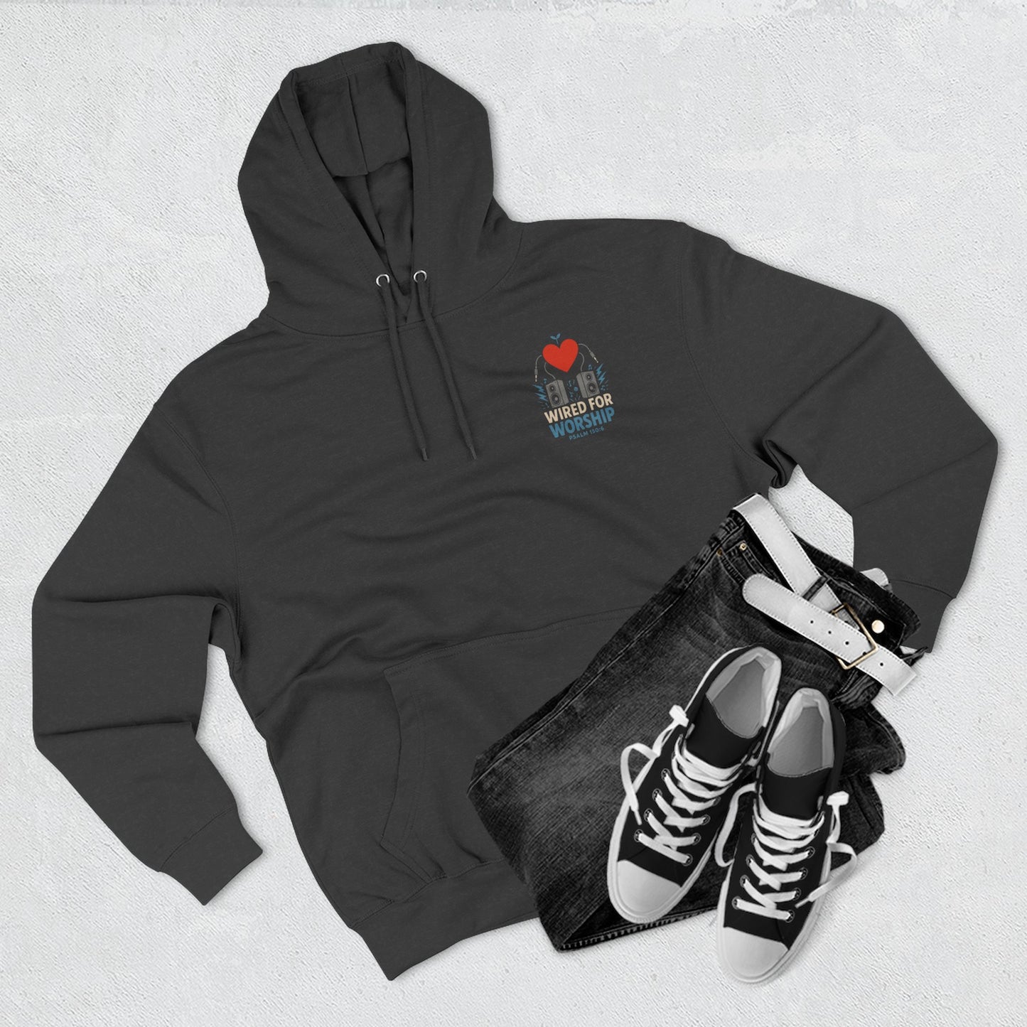 Worship Hoodie, Faith-Based Pullover, Religious Gift, Inspirational Apparel, Church Outfit, Christian Wear