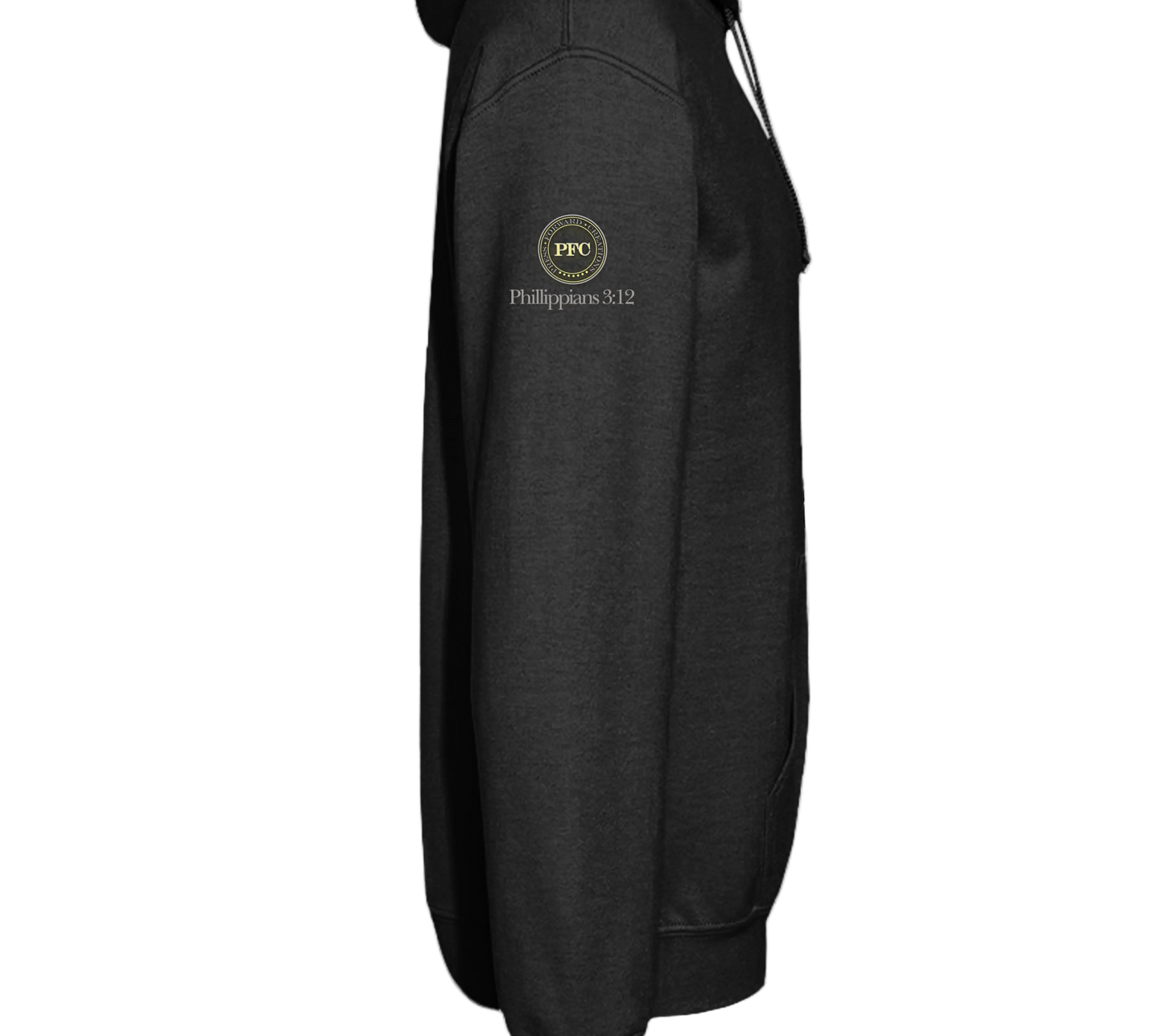 Press On Hoodie- Black