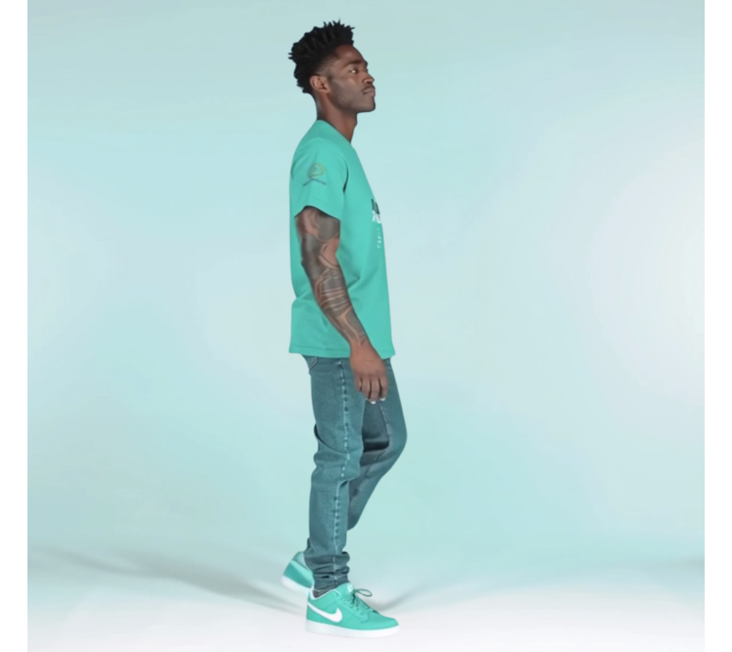 Press On Tee - Teal