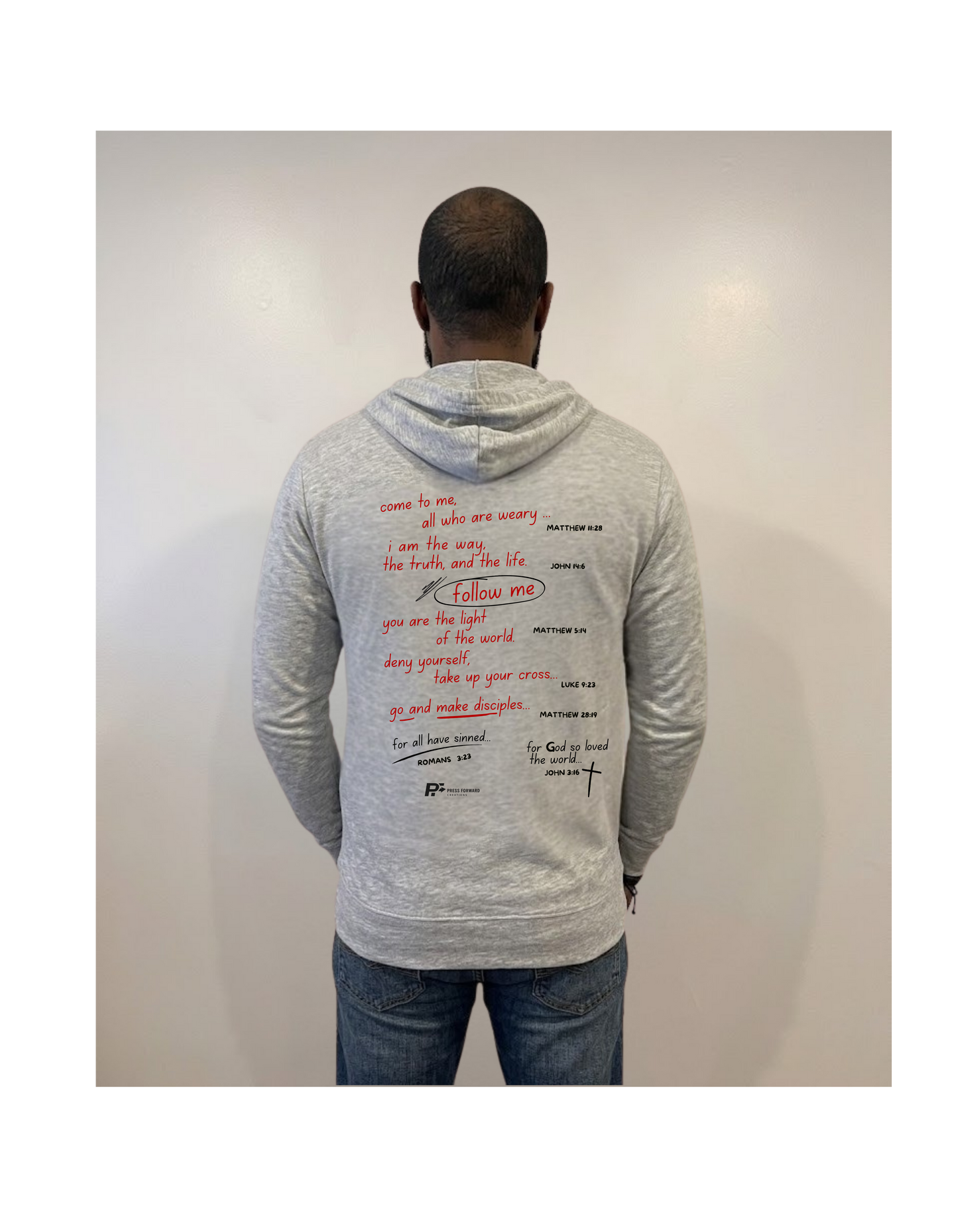 The Living Word Zip- Grey