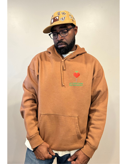 Wired for Worship Hoodie- Saddle Brown