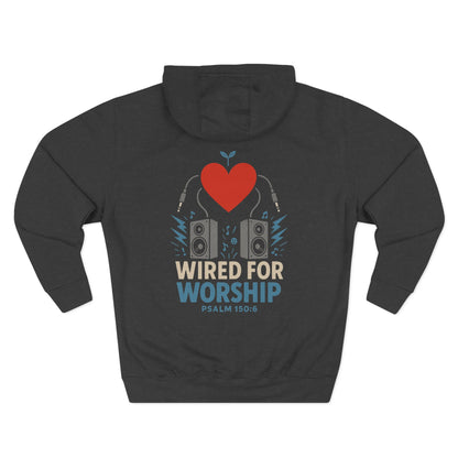Worship Hoodie, Faith-Based Pullover, Religious Gift, Inspirational Apparel, Church Outfit, Christian Wear