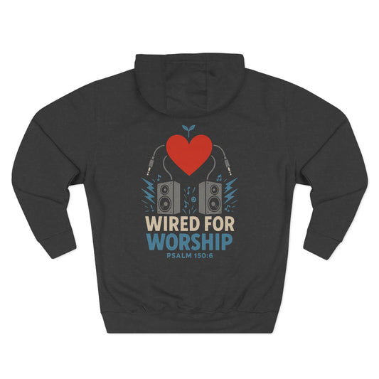 Worship Hoodie, Faith-Based Pullover, Religious Gift, Inspirational Apparel, Church Outfit, Christian Wear