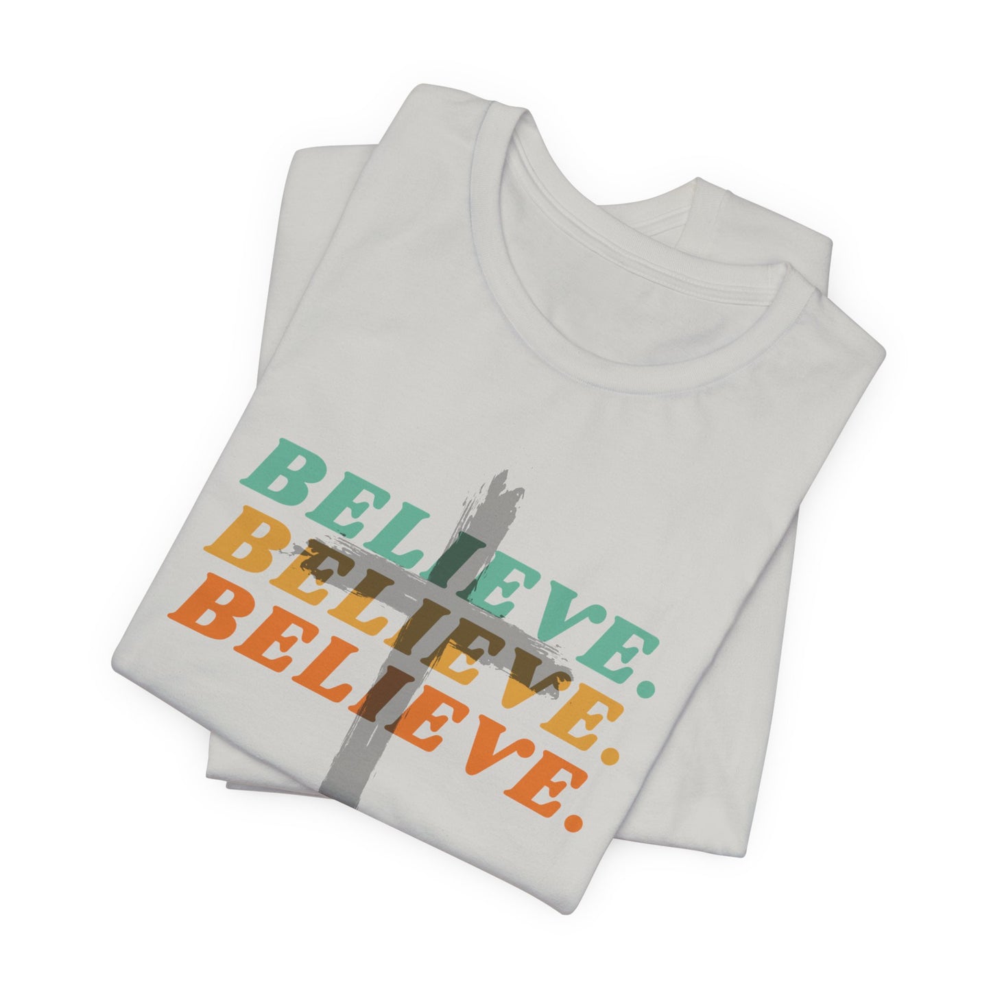 Believe Tee - Silver