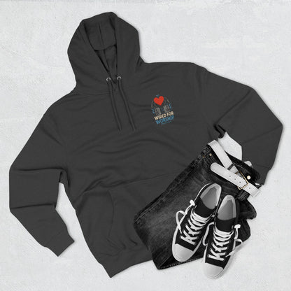 Worship Hoodie, Faith-Based Pullover, Religious Gift, Inspirational Apparel, Church Outfit, Christian Wear