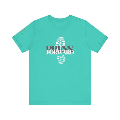 Press Forward Tee- Teal