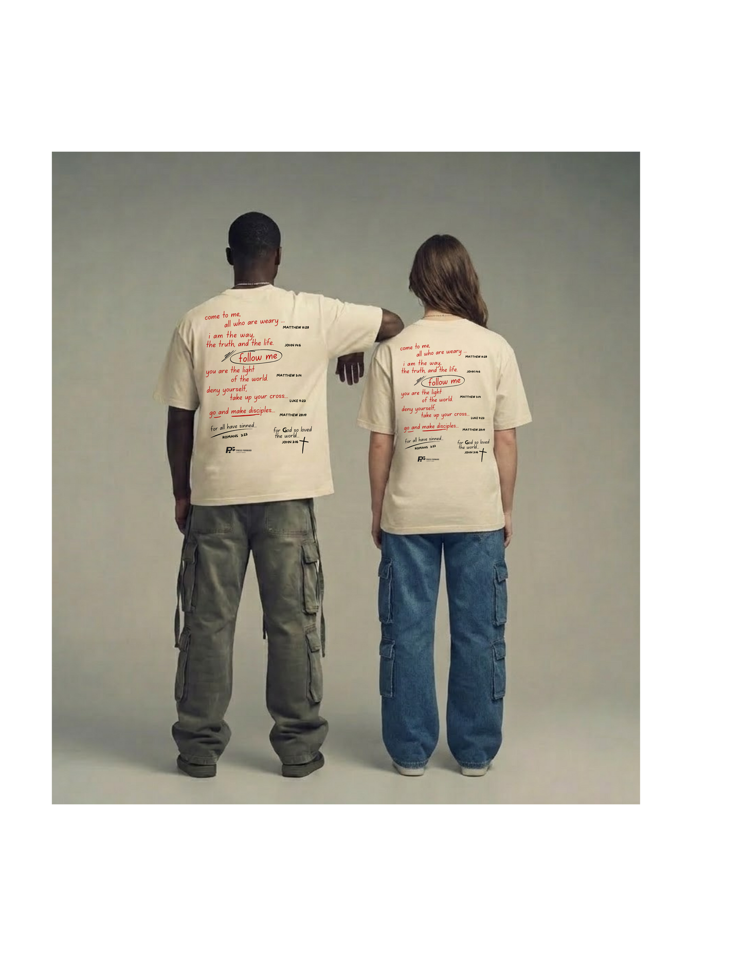 Read the red letters Tee