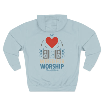 Worship Hoodie, Faith-Based Pullover, Religious Gift, Inspirational Apparel, Church Outfit, Christian Wear