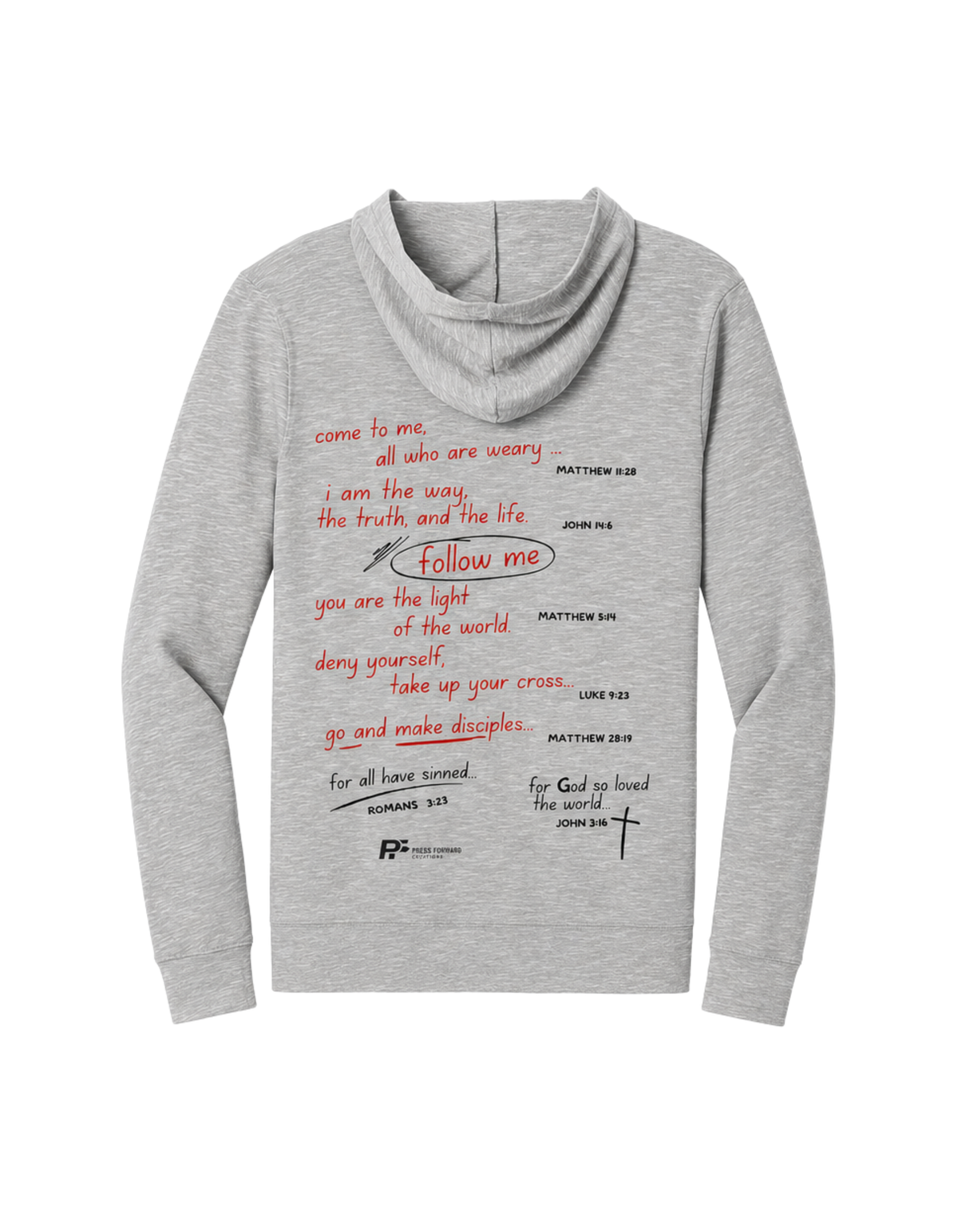 The Living Word Zip- Grey