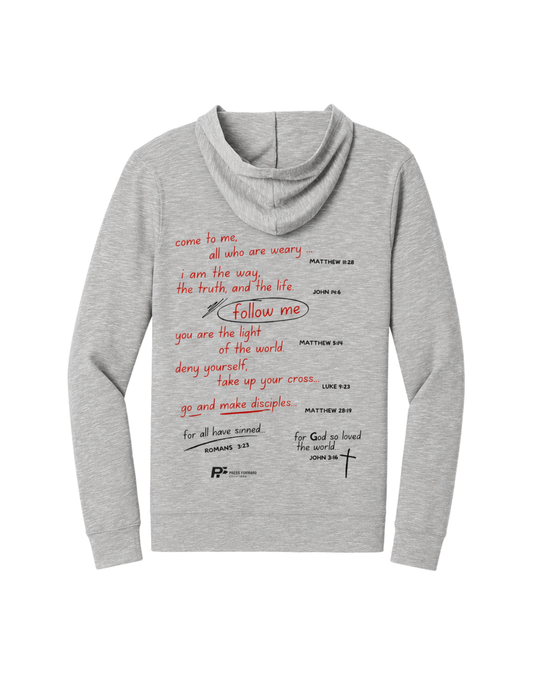 The Living Word Zip- Grey