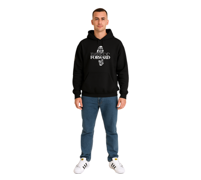 Press On Hoodie- Black