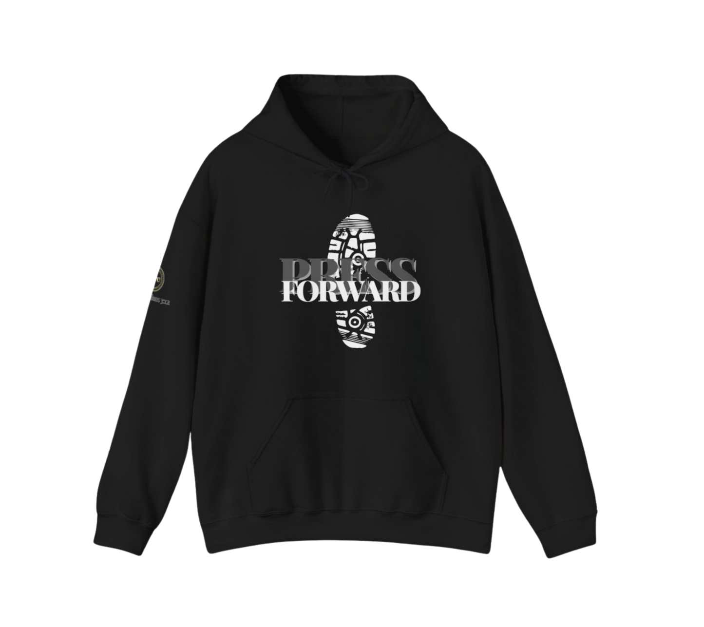 Press On Hoodie- Black