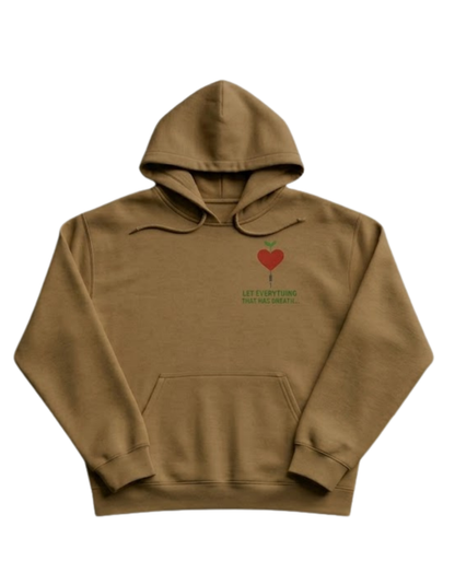 Wired for Worship Hoodie- Saddle Brown