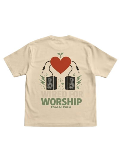 Wired for Worship Oversized T-Shirt